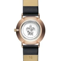 Lederen Horloge Voor Vrouwen Amelia Parker Rose Turtle Black -Accessoires Verkoop amelia parker aa3 s028r 4