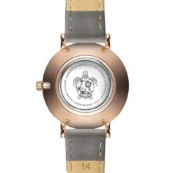 Lederen Horloge Voor Vrouwen Amelia Parker Petite Rose Grey -Accessoires Verkoop amelia parker ab2 s054r 4