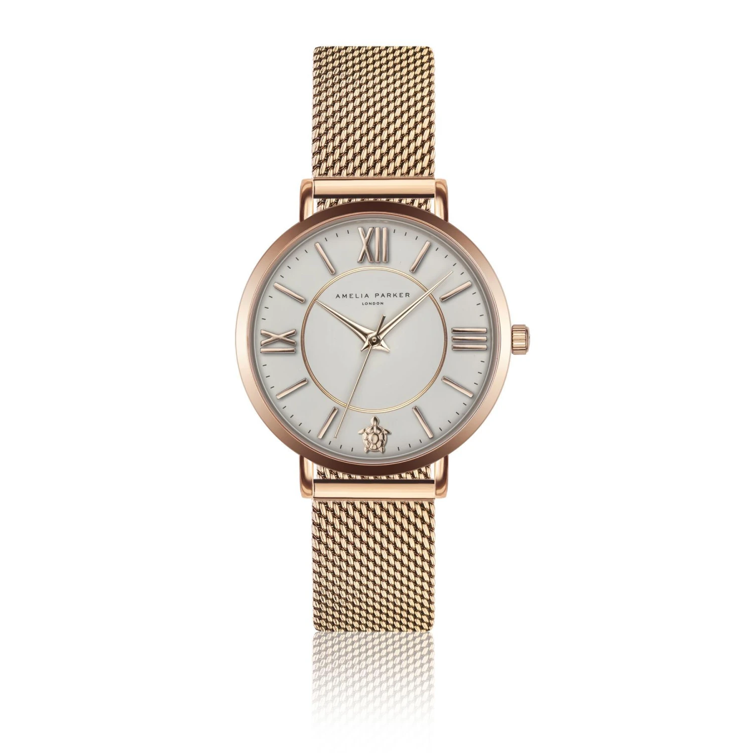 Dameshorloge Amelia Parker Petite Classique Mesh 3 Dameshorloge Amelia Parker Petite Classique Mesh