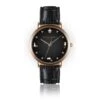 Lederen Horloge Voor Vrouwen Amelia Parker Gold Charm Black -Accessoires Verkoop amelia parker ac4 s078r 1