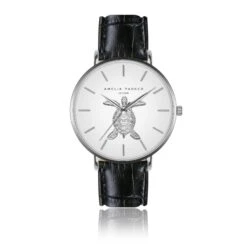 Dameshorloge Amelia Parker Sand Turtle Black Croco