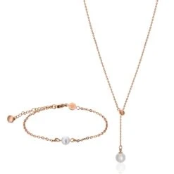 Ketting En Armband Set Amelia Parker Raindrop