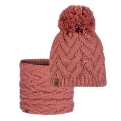 Gebreide Muts & Fleece Voor Dames Buff Caryn -Accessoires Verkoop buff 123515.401 123518.401.bund