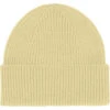 Enkele Geplooide Hoed Colorful Standard Soft Yellow -Accessoires Verkoop colorful standard cs5081 softyellow