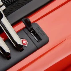 Uitbreidbare Cabine Koffer Met 4 Dubbele Wielen Delsey Shadow 5.0 55 Cm -Accessoires Verkoop delsey 00287880114 rouge brillant 6