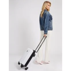 8-wielige Koffer Voor Vrouwen Guess Lustre2 -Accessoires Verkoop guess twe689 39830 whi 14