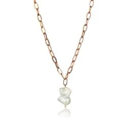 Damesketting Isabella Ford Ines White Pearl