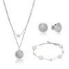 Ketting, Armband En Oorbellen Set Isabella Ford Hilda Pearl -Accessoires Verkoop isabella ford is002s 1