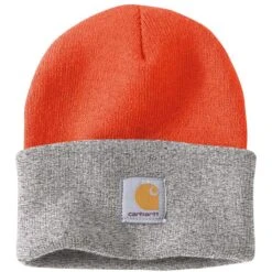 Pet Carhartt Tricoté -Accessoires Verkoop ps cara18 brightorange heathergrey