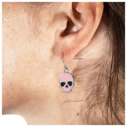 Damesoorbellen Rock à Gogo Tête De Mort - Pink Skull -Accessoires Verkoop rock a gogo ea142 2