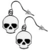 Damesoorbellen Rock à Gogo Tête De Mort - Skull Blanc Yeux Noirs 1 Damesoorbellen Rock à Gogo Tête De Mort - Skull Blanc Yeux Noirs -Accessoires Verkoop rock a gogo ea146 1