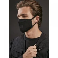 Maskers Urban Classics Logo Print (2pcs) -Accessoires Verkoop tb4065 00007 1