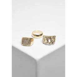 Ringen Urban Classics Diamond (x3) -Accessoires Verkoop tb4317 00109 1