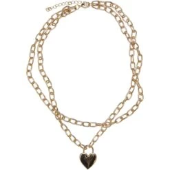 Damesketting Urban Classics Heart Padlock