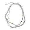 Dameskettingen Urban Classics Peace Bead Layering (x2) -Accessoires Verkoop urban classics tb6467 00473 0